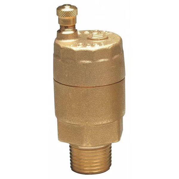 Automatic Air Vent Valve, 3/4 In, Brass, Watts, Mfr#: FV-4M1- 3/4