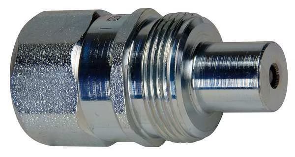 Hydraulic Quick Connect Hose Coupling, Steel Body, Sleeve Lock, 3/8"-18 Thread Size, AH Series, Enerpac, Mfr#: AH604