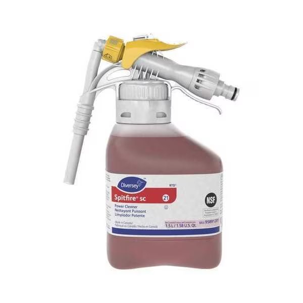Natural Solvent Cleaner, 1.5L Hose End Connection Bottle, 2 PK, Diversey, Mfr#: 95891201