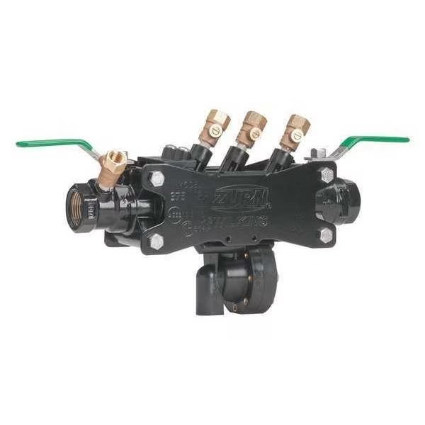 Backflow Preventer, 1-1/4 in. Size, Bronze, Zurn, Mfr#: 114-375XLB