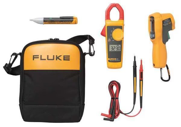 IR Thermometer Kit, Fluke, Mfr#: Fluke62Max+/323/1AC