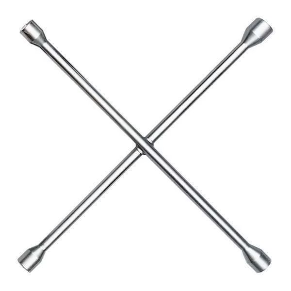 Lug Wrench, 20in.L, Chrome, 4 Way, Ken-Tool, Mfr#: 35630