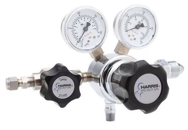 Specialty Gas Regulator, Single Stage, CGA-540, 0 to 15 psi, Use With: Oxygen, Harris, Mfr#: KH1049