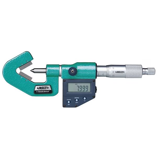 V-Anvil Micrometer, V-Shaped Anvil, Insize, Mfr#: 3590-857E