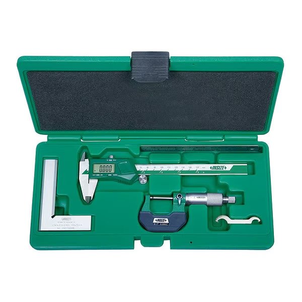 Measuring Tool Kit, (4) pcs., Insize, Mfr#: 5042-E