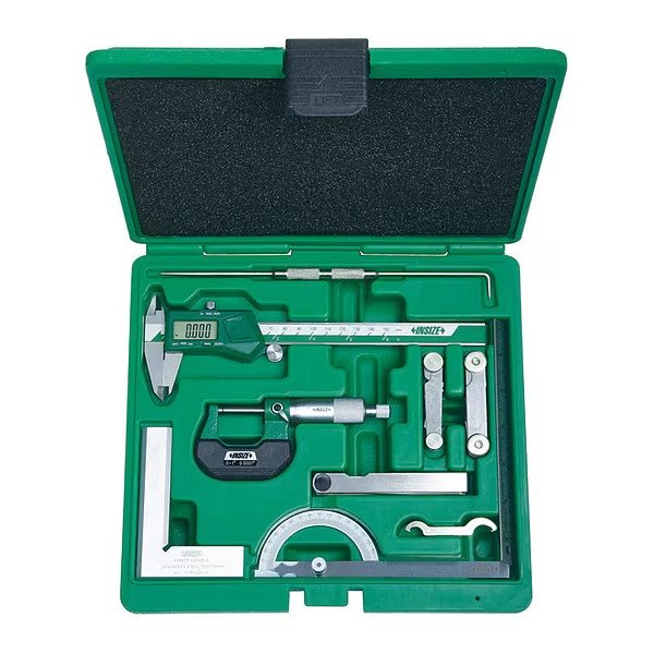 Measuring Tool Kit, (9) pcs., Insize, Mfr#: 5091-E