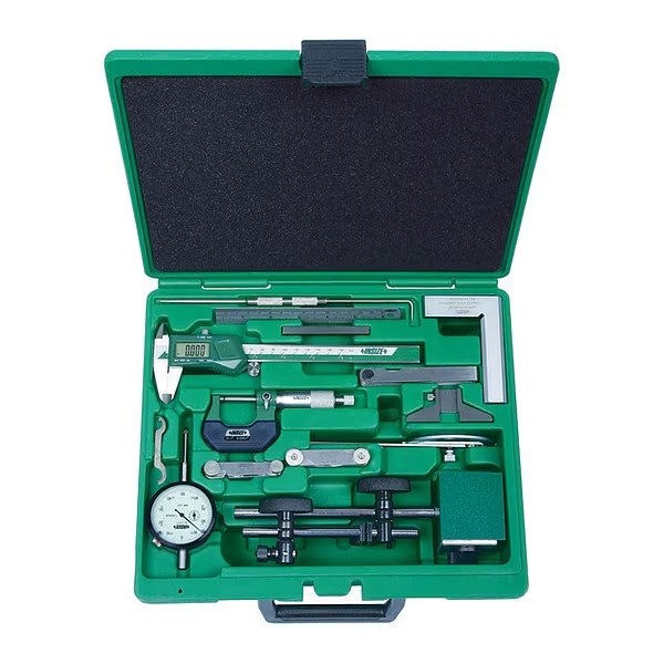 Measuring Tool Kit, (13) pcs., Insize, Mfr#: 5013-E
