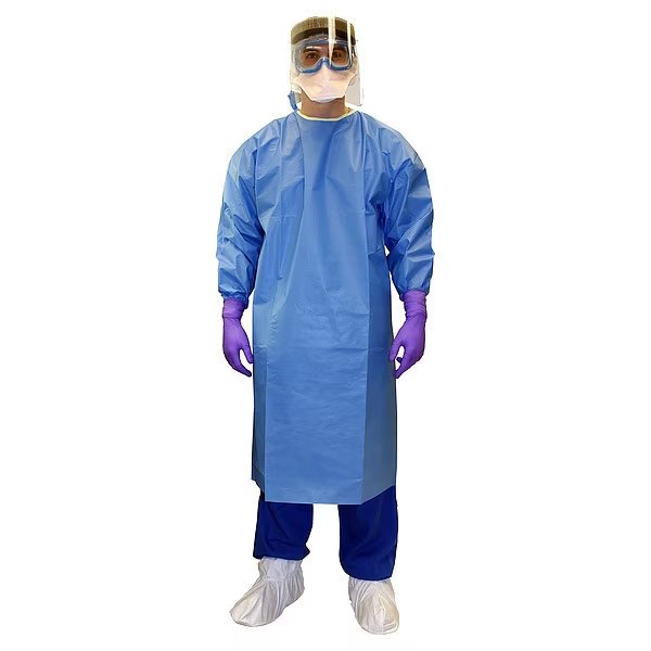 Liquid Barrier Gown, LowLint, BL, L/XL, PK10, Kimtech, Mfr#: 47993