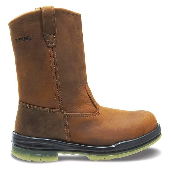 Work Boots, 12, EW, Brown, Steel, Men's, PR, Wolverine, Mfr#: W03258