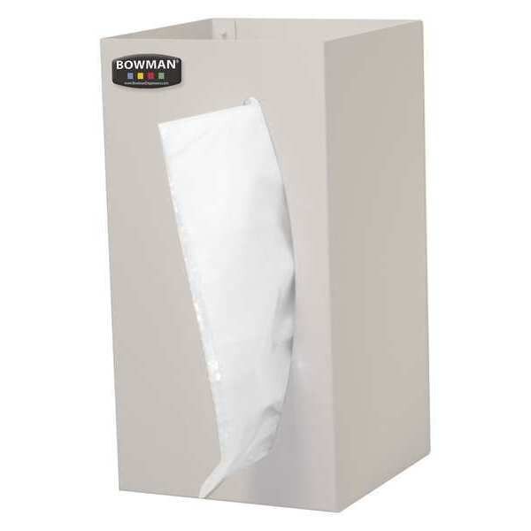 Bag Dispenser Large, 6-13/32 in. L, Bowman Dispensers, Mfr#: BG009-0512