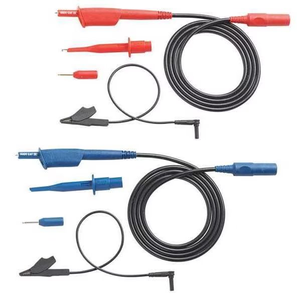 Shielded Test Lead Set, 20 MHz, Fluke, Mfr#: STL120-IV/WWG