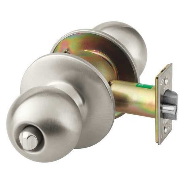 Knob Lockset, Mechanical, Privacy, Grd. 1, Yale, Mfr#: CA5402CK x 630