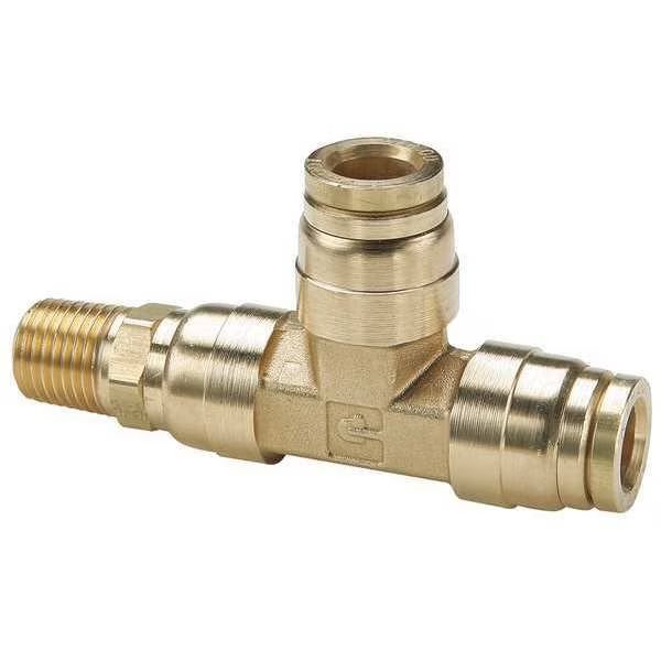 Swivel Male Run Tee, 3/8 in. Tube Size, Parker, Mfr#: 171PTC-6-4