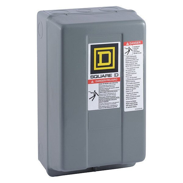 600VAC Mechanically Held Lighting Contactor 4P 30A, SQUARE D, Mfr# 8903SMG12V02