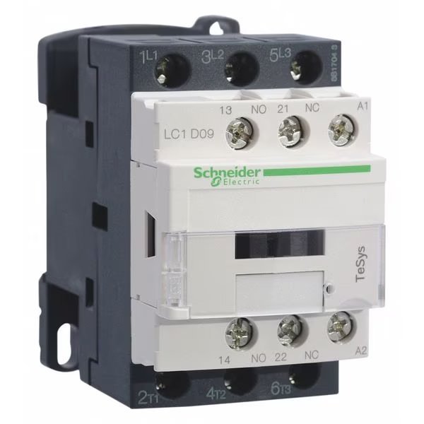 IEC Magnetic Contactor, 3 Poles, 110 V AC, 12 A, Reversing: No, Schneider Electric, Mfr#: LC1D12F7