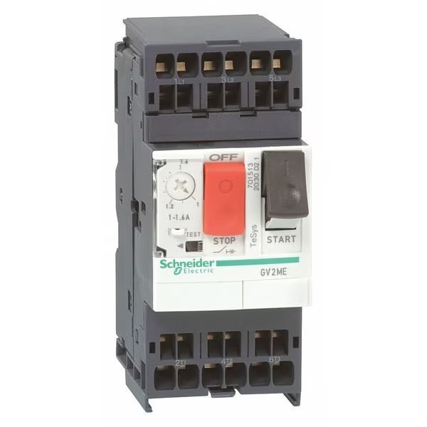 Manual Starter 600Vac 14Amp Iec, Schneider Electric, Mfr#: GV2ME163