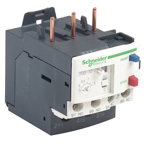 Bimetallic Overload Relay 600V 8A Iec, Schneider Electric, Mfr#: LR3D12