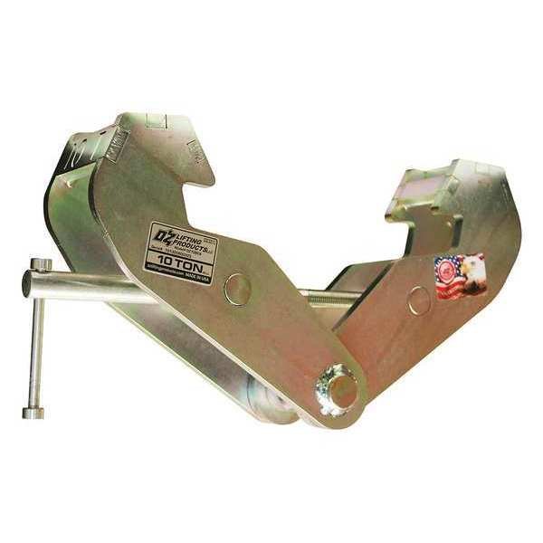 Beam Clamp, Steel, 20,000 lb., Manual, Oz Lifting Products, Mfr#: OZ10BCA