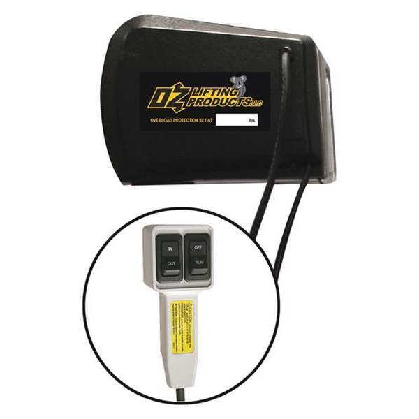 Electric Winch, Black, 1 Motor HP, Oz Lifting Products, Mfr#: OZACW