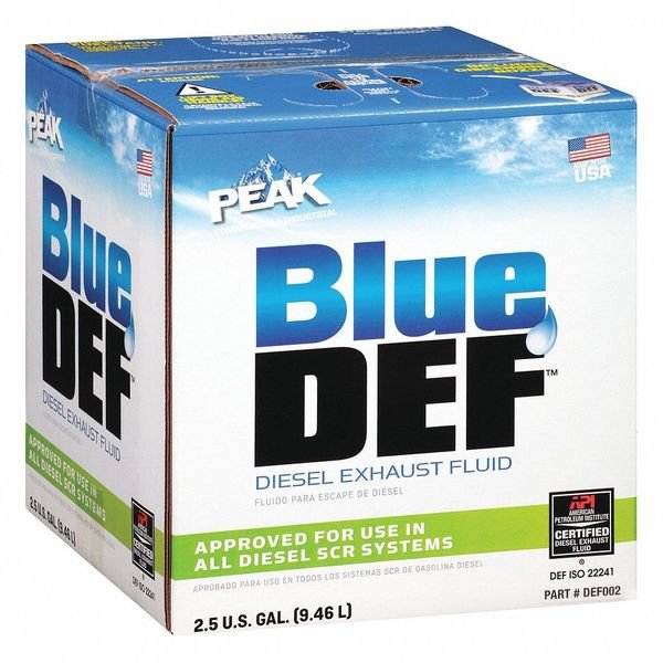 Diesel Exhaust Fluid, Blue DEF, Jug, 2.5 Gal, API/ISO-22241-1, Peak, Mfr#: DEF002
