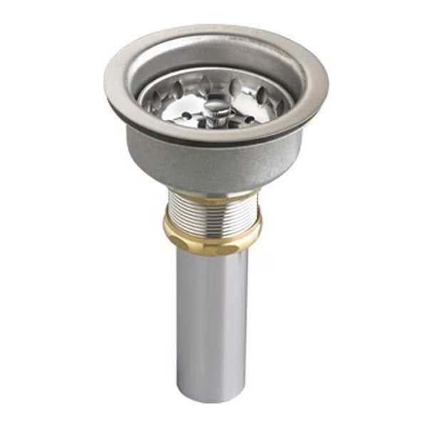 Strainer, Chrome, 1-1/2 in. Inlet/Outlet, Zurn, Mfr#: ZSS3000W-SS