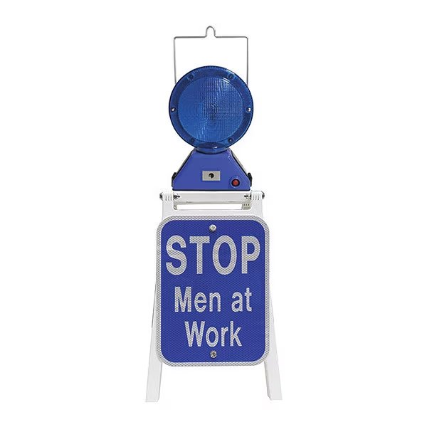 LED Stop Sign, 9 in W, 12 in, Railhead Gear, Mfr#: PS-M900SB-S