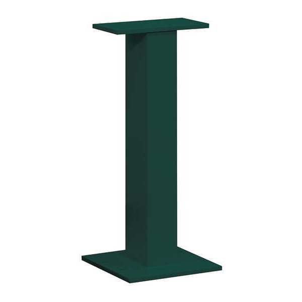 Standard Pedestal, Green, Powder Coated, Bolt, 1, 2, Salsbury Industries, Mfr#: 3395GRN