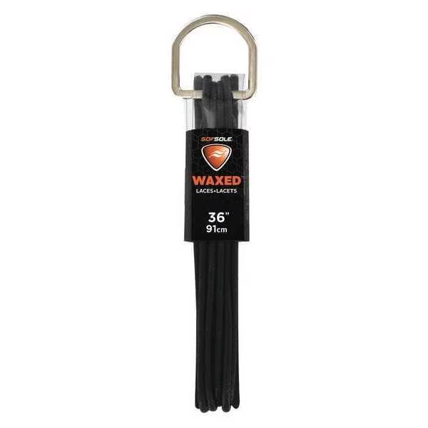 Shoe Laces, 36" L, Polyester, Bl, PR, Sof Sole, Mfr#: 84905