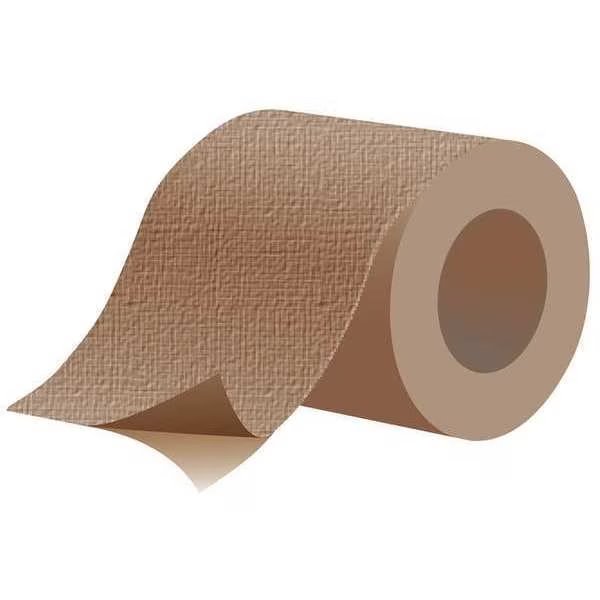 Fiberglass Fabric, 18 ft L, 10 in W, 0.004 in Thick, Plain Backing, 500  Degrees F Max Temp, Copper, EnjoyTool Select, Mfr#: 402IV-100UL-1006