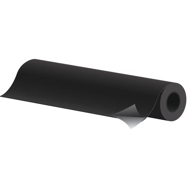 Fiberglass Fabric, 72 ft L, 25 in W, 0.003 in Thick, Plain Backing, 500  Degrees F Max Temp, Black, EnjoyTool Select, Mfr#: 400III-100AS-2524