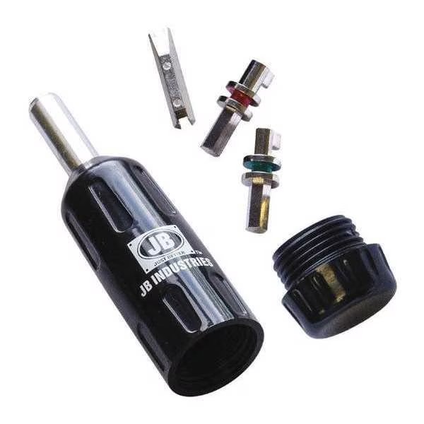 Refrigerant Cap Lock Multi-Key, Black, Jb Industries, Mfr#: SHLD-MULTI