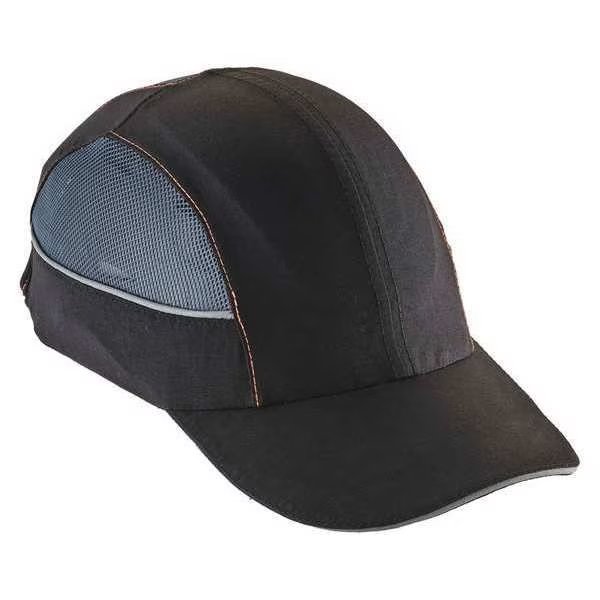 Bump Cap, Long Brim Baseball, ABS, Hook-and-Loop Suspension, Black, Fits Hat Size One Size Fits Most, Skullerz By Ergodyne, Mfr#: 8960