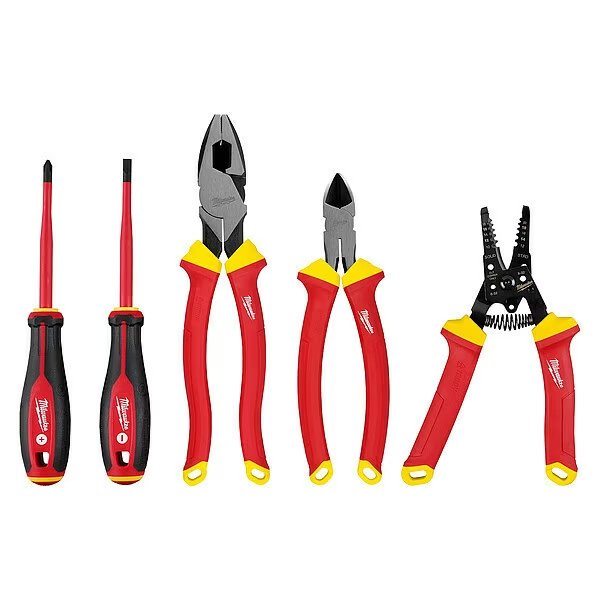 Hand Tool Kit, Insulated, 4 pcs, Milwaukee Tool, Mfr#: 48-22-2215