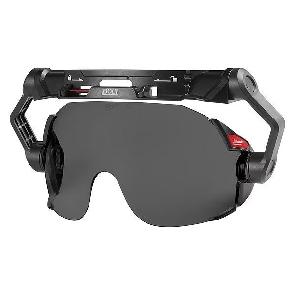 BOLT Tinted Dual Coat Lens Eye Visor for Milwaukee Safety Helmets and Hard Hats, Milwaukee Tool, Mfr#: 48-73-1415