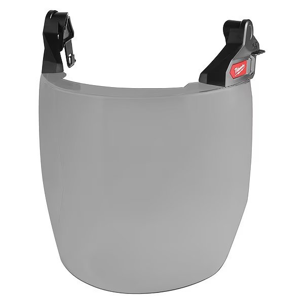 BOLT Gray Dual Coat Lens Full Face Shield for Milwaukee No-Brim Safety Helmets, Milwaukee Tool, Mfr#: 48-73-1426