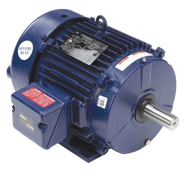 3-Phase Cooling Tower Motor, 10 HP, 215T Frame, 230/460V AC Voltage, 1,765 Nameplate RPM, Marathon Motors, Mfr#: 215TTFCD6546