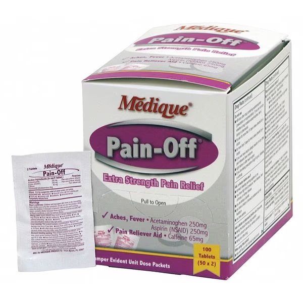 Pain Relief, Tablet, 565mg Size, PK100, EnjoyTool Select, Mfr#: 22833