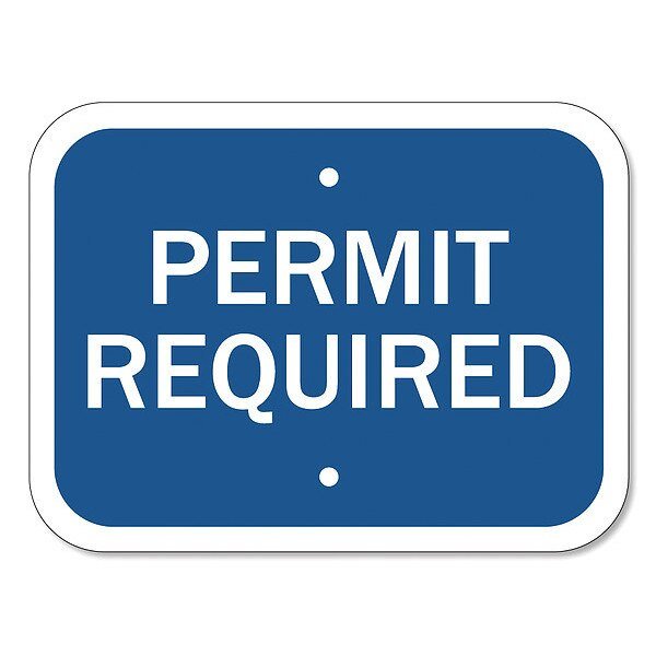 ADA Handicapped Supplemental Parking Sign, 9 in H, 12 in W, Horizontal Rectangle, T1-6270-HI_12x9, Lyle, Mfr#: T1-6270-HI_12x9