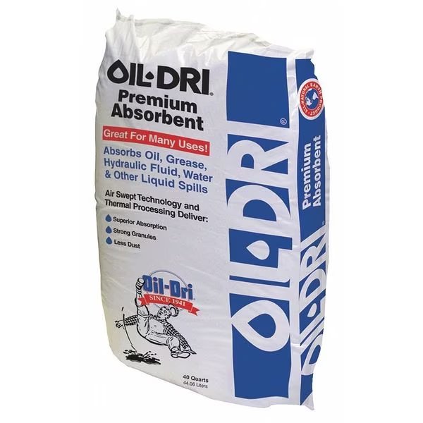 Sorbents, 180 gal, Universal, Brown, Red, Oil-Dri, Mfr#: I05040G40