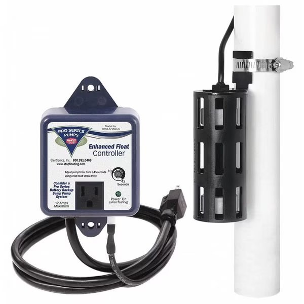 NO Caged Dual Micro-reed Float Switch 115VAC, Phcc Pro Series, Mfr#: DFC1.5