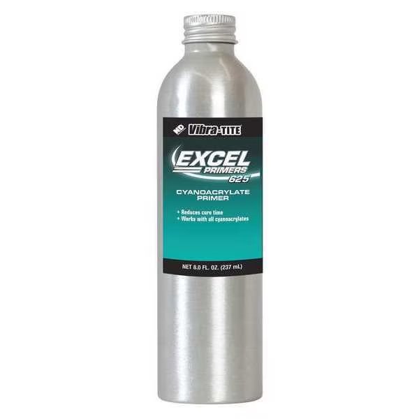 Primer, Excel 625 Series, Light Amber, 8 fl oz, Bottle, Vibra-Tite, Mfr#: 62508
