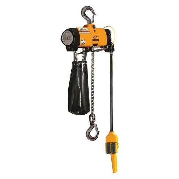Air Chain Hoist, Pendant, 1000 lb., 15 ft., Harrington, Mfr#: TCE500P-IIC-15