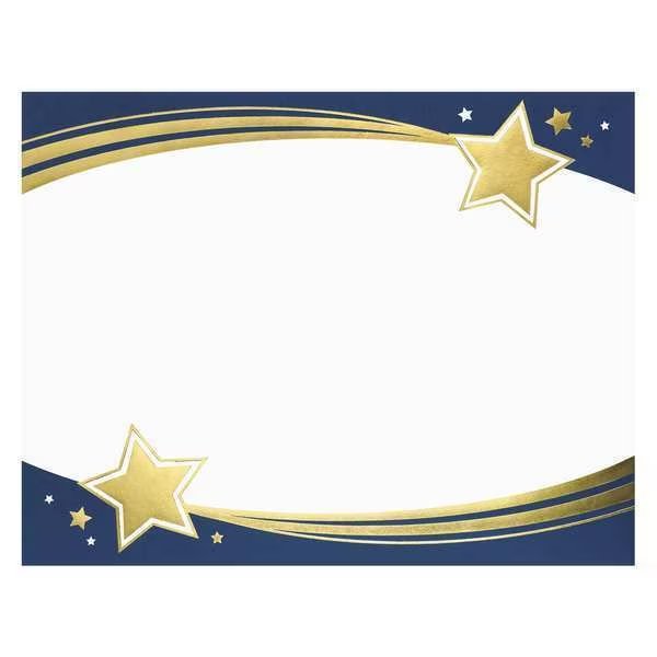 Certificate, Shooting Stars Design, PK15, Great Papers, Mfr#: 038953