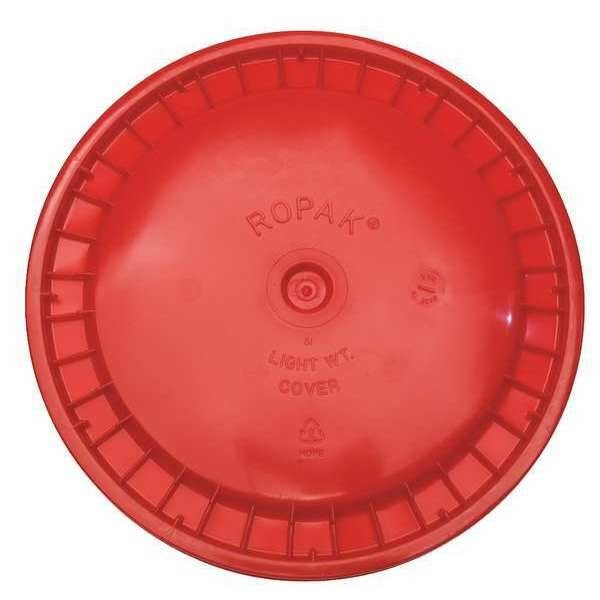 Plastic Pail Lid, Red, Snap, 1-3/16 in. H, EnjoyTool Select, Mfr#: ROP2100CVR-SN-R