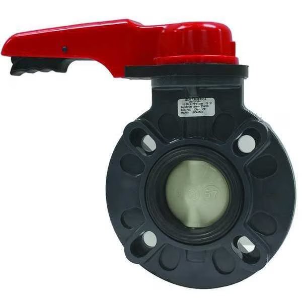 Butterfly Valve, 3" Pipe Size, PVC, Asahi, Mfr#: 173730030