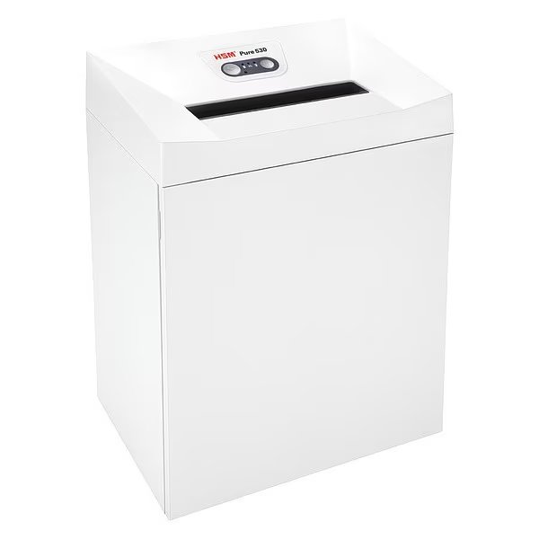Paper Shredder, Strip-Cut, White, 21 gal., Hsm Of America, Mfr#: Pure 530