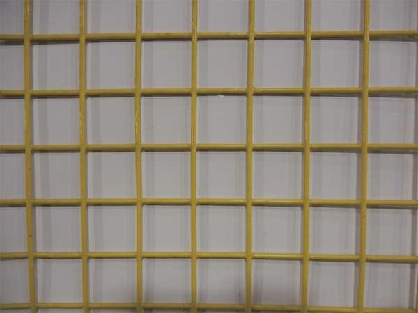 Wire Mesh, 4 ft W, 96 in L, 0.105 in Wire Dia, Yellow, EnjoyTool Select, Mfr#: 12150ME105Y-48X96
