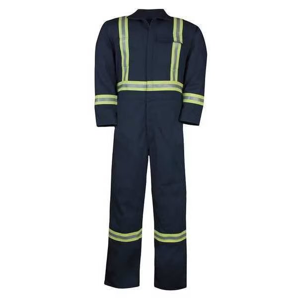 Flame Resistant Coverall, Navy, UltraSoft(R), 2XL, Big Bill, Mfr#: 1325US7-2XLR-NAY