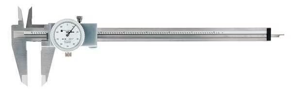 Dial Caliper, Stainless Steel, White, Tesa Brown & Sharpe, Mfr#: 00589045