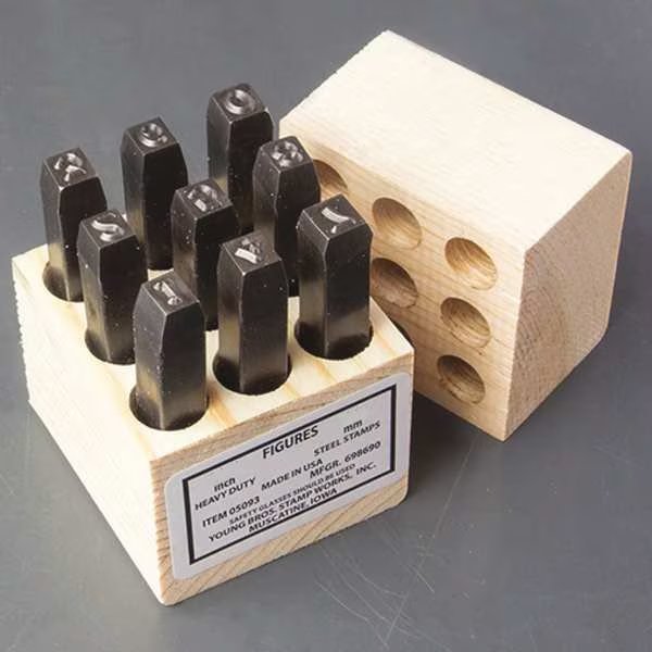 Steel Stamps Set, 2-3/8